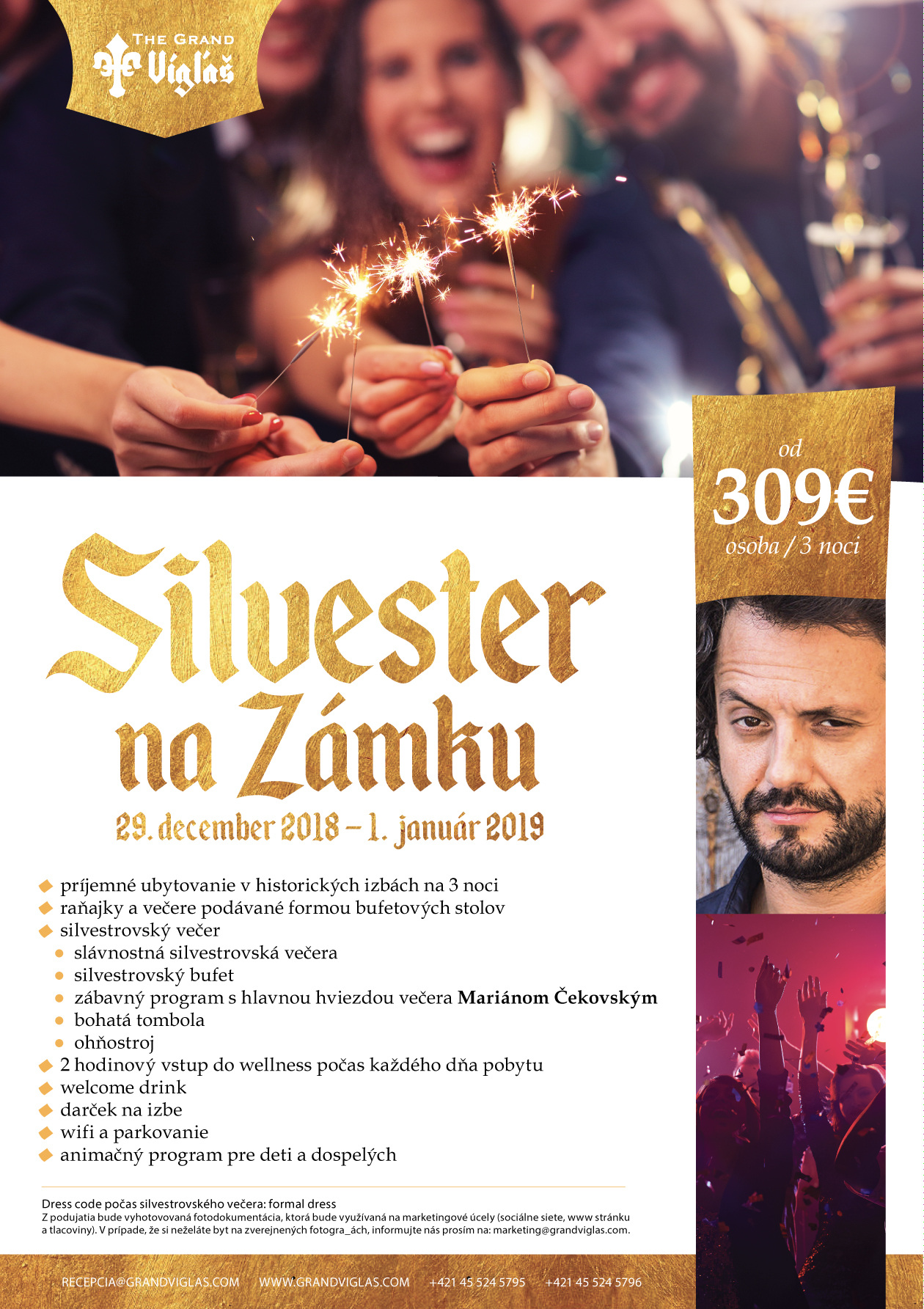 Zámok Vígľaš-SILVESTER-NA-ZÁMKU